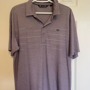 Travis Mathew Men's Purple Polo Shirt